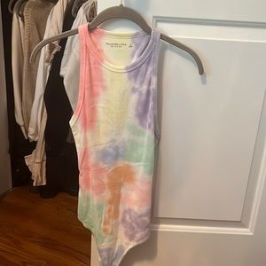 Abercrombie tie dye bodysuit